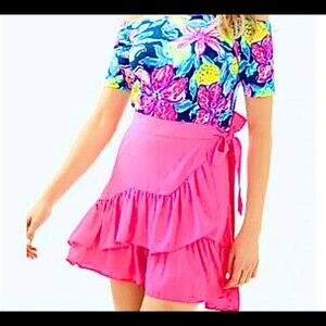 LILLY PULITZER NESSA MINI RUFFLE SKIRT